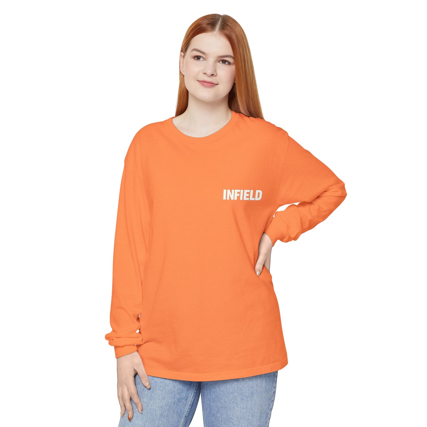 Unisex Garment-dyed Long Sleeve T-Shirt