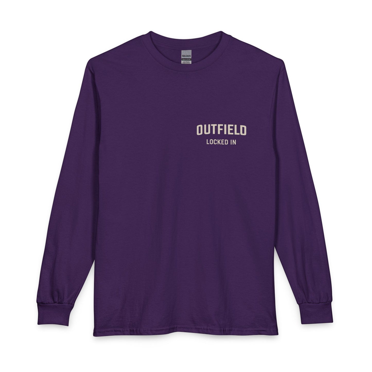 Outfield 'Nothing Drops Here' Long Sleeve T-Shirt — Baseball/Softball Fielding Tee