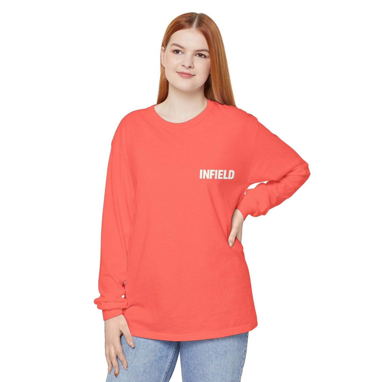 Unisex Garment-dyed Long Sleeve T-Shirt