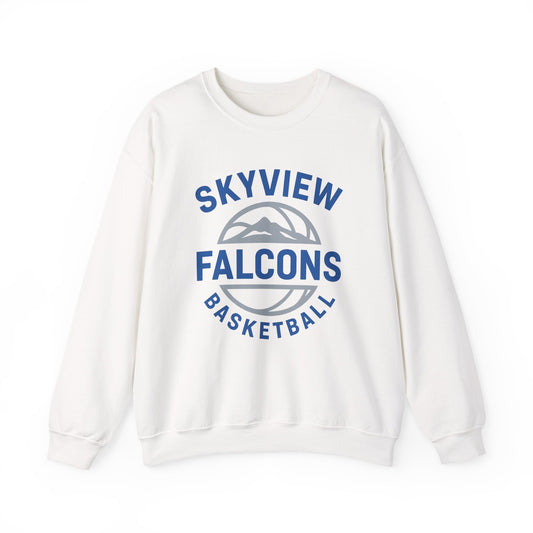 Skyview Falcons Basketball Crewneck Sweatshirt