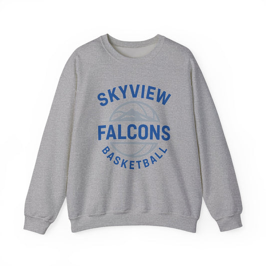Skyview Falcons Basketball Crewneck Sweatshirt