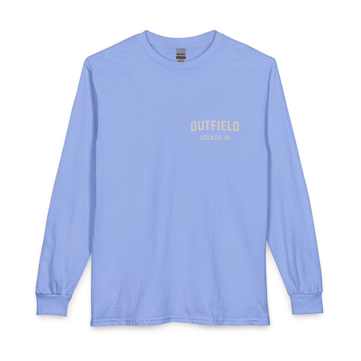 Outfield 'Nothing Drops Here' Long Sleeve T-Shirt — Baseball/Softball Fielding Tee
