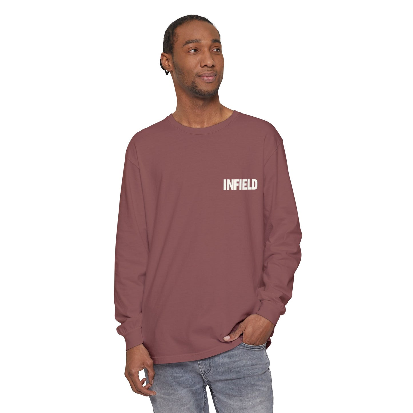 Unisex Garment-dyed Long Sleeve T-Shirt