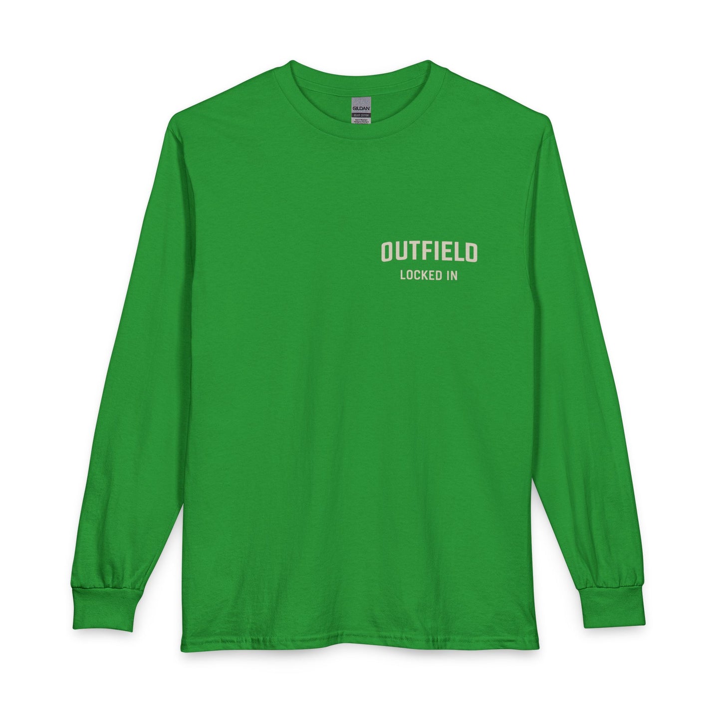 Outfield 'Nothing Drops Here' Long Sleeve T-Shirt — Baseball/Softball Fielding Tee